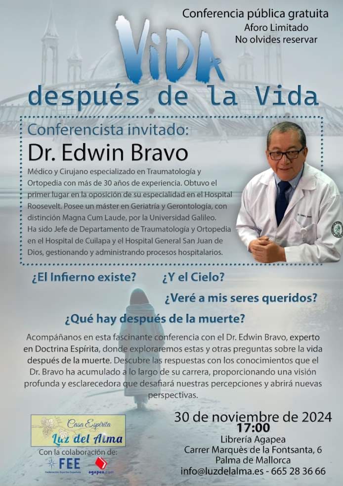 Conferencia Publica - Vida después de la Vida - nov 2024